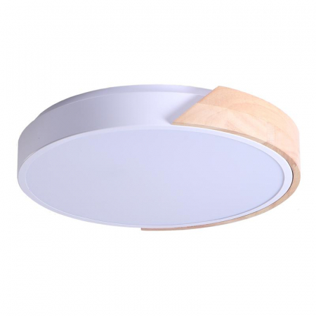 Светильник светодиодный декоративный PPB Scandic-R DIM 90Вт 3000-6500К IP20 настенно-потолочный диммир. WH/W JazzWay 5036994 Светильник светодиодный декоративный PPB Scandic-R DIM 90Вт 3000-6500К IP20 настенно-потолочный диммир. WH/W JazzWay 5036994