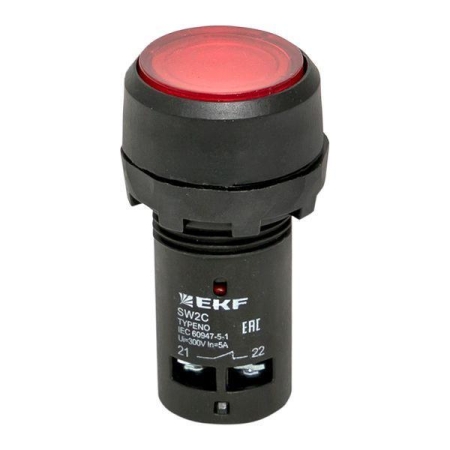 Кнопка SW2C-10D с подсветкой красн. NC 230В PROxima EKF sw2c-md-r-nc Кнопка SW2C-10D с подсветкой красн. NC 230В PROxima EKF sw2c-md-r-nc