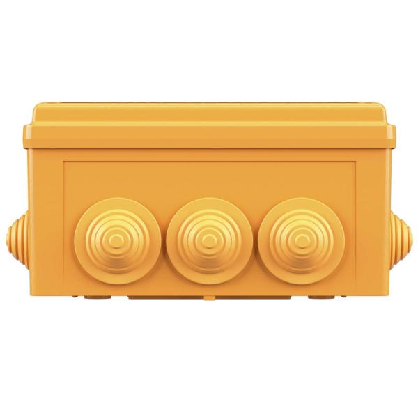 Коробка ответвительная FS 150х110х70мм IP55 4п 450В 32А 10кв.мм с кабельными вводами и клеммниками нерж. контакт пластик. DKC FSK21410