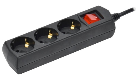 Удлинитель 3х5м с заземл. 10А IP20 У03В 250В ПВС 3х1 черн. GENERICA WYP10-10-03-05-ZK-K02-G Удлинитель 3х5м с заземл. 10А IP20 У03В 250В ПВС 3х1 черн. GENERICA WYP10-10-03-05-ZK-K02-G