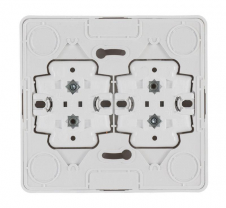 Розетка 4-м ОП Этюд 16А 250В с заземл. защ. шторки бел. SE PA16-208B