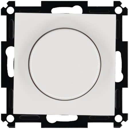 Светорегулятор поворотно-нажимной универс. (диммер) 3-500Вт LED 3-250Вт HV - 500Вт механизм бел. Jasmart G4012W-500RV Светорегулятор поворотно-нажимной универс. (диммер) 3-500Вт LED 3-250Вт HV - 500Вт механизм бел. Jasmart G4012W-500RV