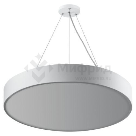 Светильник светодиодный Geometria Ring SPO-132-W-40K-088 88Вт 4000К 6000Лм IP40 800х80 бел. подвесной драйвер внутри ЭРА Б0058902