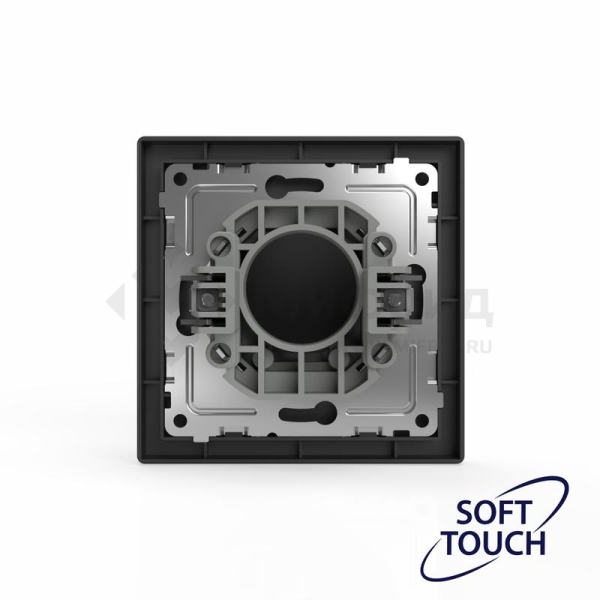 Вывод кабеля СП Pixel IP20 механизм карбон TOKOV ELECTRIC TKE-PX-CP-C14