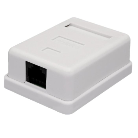 Розетка компьютерная 8P8C (RJ-45) UTP кат.6 1 порт SUPRLAN 10-0355 Розетка компьютерная 8P8C (RJ-45) UTP кат.6 1 порт SUPRLAN 10-0355