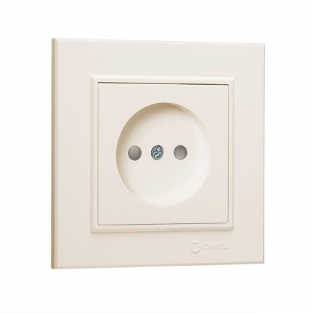 Розетка б/з СП Karea 16А IP20 крем. Makel 56010022 Розетка б/з СП Karea 16А IP20 крем. Makel 56010022