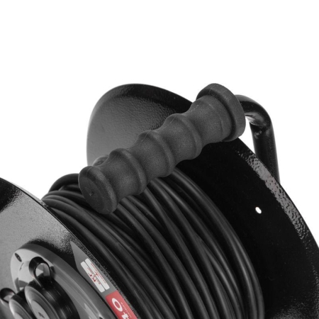 Удлинитель на метал. катушке 4х40 с заземл. IP44 КГ 3х1.5 c защ. крышкой Rexant 13-5012