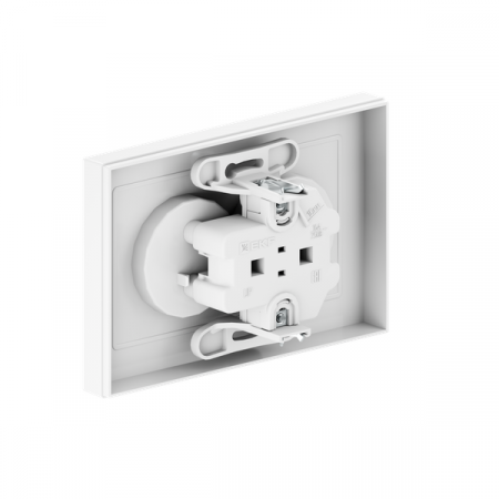 Розетка 2-м СП Эпика 16А без заземл. без защ. шторок с рамкой механизм бел. EKF UP1-SOW-200 Розетка 2-м СП Эпика 16А без заземл. без защ. шторок с рамкой механизм бел. EKF UP1-SOW-200
