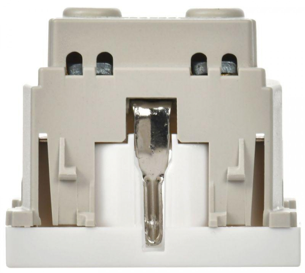 Розетка 1-м 2мод. РКС-20-30-П-К 45х45 с заземл. бел. PRIMER IEK CKK-40D-RSZB2-K01-K