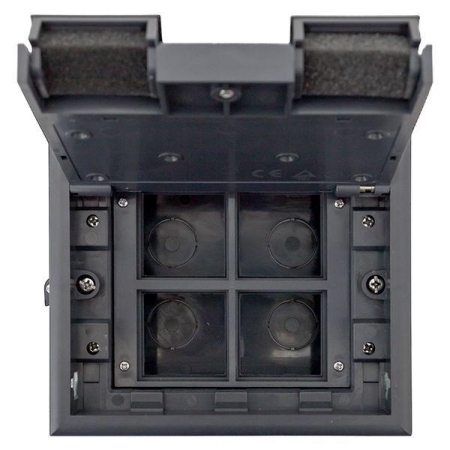 Лючок напольный C-Line 8 (с приборной рамкой) EKF cl-ln-8 Лючок напольный C-Line 8 (с приборной рамкой) EKF cl-ln-8