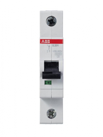 Выключатель автоматический модульный 1п C 25А 6кА S201 C25 ABB 2CDS251001R0254 Выключатель автоматический модульный 1п C 25А 6кА S201 C25 ABB 2CDS251001R0254