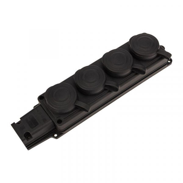 Колодка удлинителя 4-м 16А IP44 230В 2P+PE влагозащ. каучук PROCONNECT 111-114-4 Колодка удлинителя 4-м 16А IP44 230В 2P+PE влагозащ. каучук PROCONNECT 111-114-4