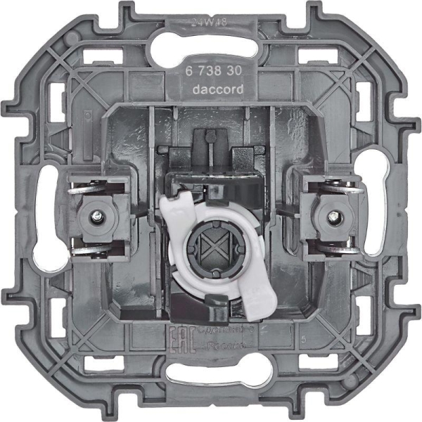Розетка компьютерная Inspiria RJ45 кат.6 UTP механизм бел. IEK 673830