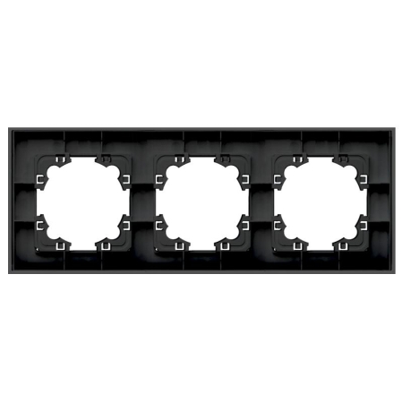 Рамка 3-м Афина стеклянная графит UNIVersal 2256 Рамка 3-м Афина стеклянная графит UNIVersal 2256