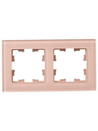 Рамка 2-м BRITE РУ-2-2-БрП стекло перс. матов. IEK BR-M22-G-31-K96 Рамка 2-м BRITE РУ-2-2-БрП стекло перс. матов. IEK BR-M22-G-31-K96