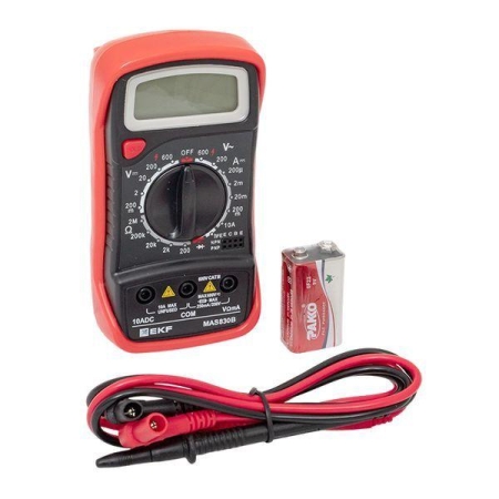 Мультиметр цифровой MAS830B Master EKF In-180701-pm830B Мультиметр цифровой MAS830B Master EKF In-180701-pm830B
