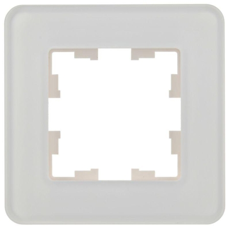 Рамка 1-м BRITE РУ-1-2-Бр стекло бел. RE IEK BR-M12-G-41-K01 Рамка 1-м BRITE РУ-1-2-Бр стекло бел. RE IEK BR-M12-G-41-K01