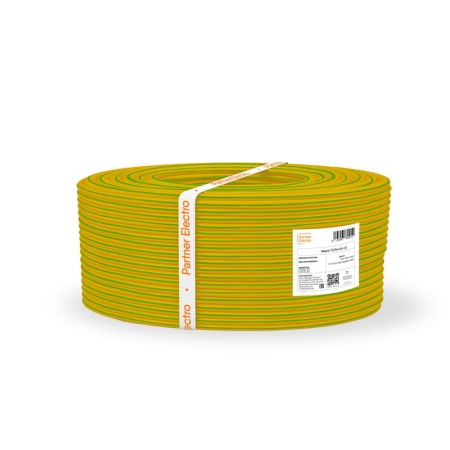 Провод ПуГВнг(А)-LS 1х4 450/750В Ж/З (уп.100м) ПАРТНЕР ЭЛЕКТРО ЦБ-00020687 Провод ПуГВнг(А)-LS 1х4 450/750В Ж/З (уп.100м) ПАРТНЕР ЭЛЕКТРО ЦБ-00020687