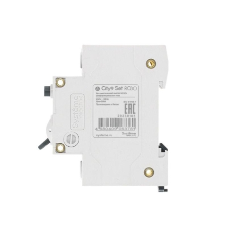 Выключатель автоматический дифференциального тока 2п (1P+N) C 25А 10мА тип A 4.5кА City9 Set 230В SE C9D51625 Выключатель автоматический дифференциального тока 2п (1P+N) C 25А 10мА тип A 4.5кА City9 Set 230В SE C9D51625