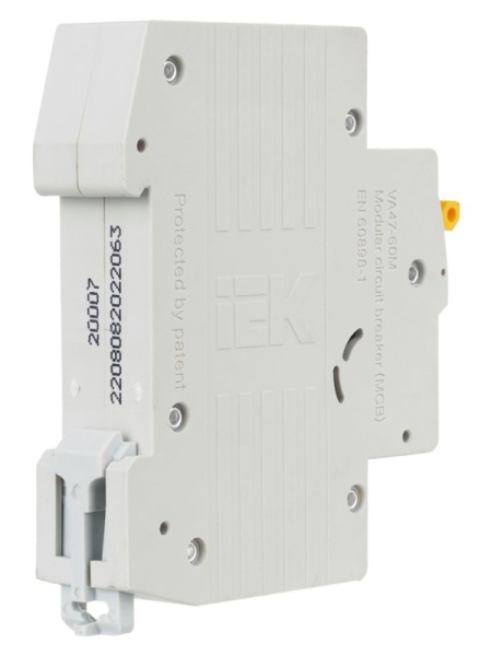 Выключатель автоматический модульный 1п C 63А 6кА ВА47-60M KARAT IEK MVA31-1-063-C