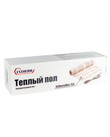 Комплект "Теплый пол" (мат) двухжил. 150Вт/кв.м 375Вт 5х0.5м 2.5кв.м ExthermMat 150-375-2.5 Комплект "Теплый пол" (мат) двухжил. 150Вт/кв.м 375Вт 5х0.5м 2.5кв.м ExthermMat 150-375-2.5