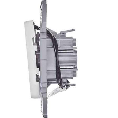 Переключатель 1-кл. Inspiria 10А IP20 250В 10AX с подсветкой/индикацией механизм бел. IEK 673660