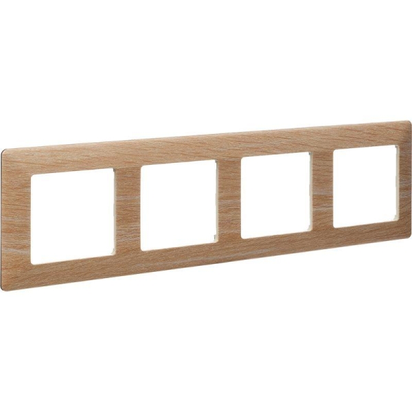 Рамка 4-м Valena Life универсальная свет. дерево Leg 754184 Рамка 4-м Valena Life универсальная свет. дерево Leg 754184