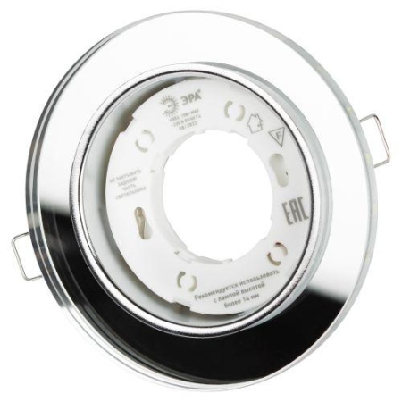 Светильник точечный DK LD51 MR GX53 встраив. со светодиод. подсветкой зеркальный ЭРА Б0057467