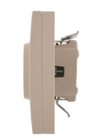 Розетка 2-м СП Rain с заземл. керамика крем. LEZARD 703-0303-127 Розетка 2-м СП Rain с заземл. керамика крем. LEZARD 703-0303-127