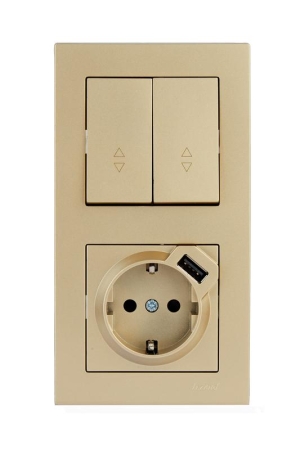 Рамка 2-м VESNA вертикал. без вставки зол. LEZARD 742-3600-152 Рамка 2-м VESNA вертикал. без вставки зол. LEZARD 742-3600-152