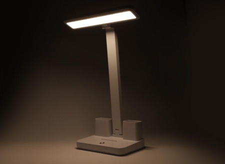 Светильник светодиодный настольный UF-814 C01 9Вт аккум. димм. смена цвет. темп. бел. Ultraflash 15167