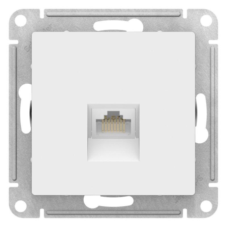 Розетка компьютерная AtlasDesign RJ45 кат.6A механизм лотос SE ATN001386 Розетка компьютерная AtlasDesign RJ45 кат.6A механизм лотос SE ATN001386