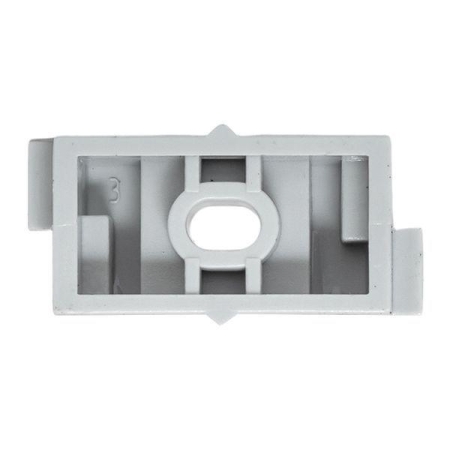 Держатель для труб (клипса) d20мм для монтажного пистолета сер. (уп.100шт) Plast EKF derjp-z-20