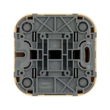 Выключатель 2-кл. ОП Quteo 10А IP20 10AX дерево IEK 782262