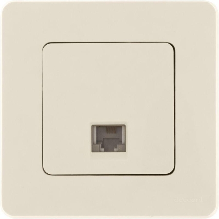 Розетка телефонная Inspiria RJ11 механизм сл. кость IEK 673821 Розетка телефонная Inspiria RJ11 механизм сл. кость IEK 673821