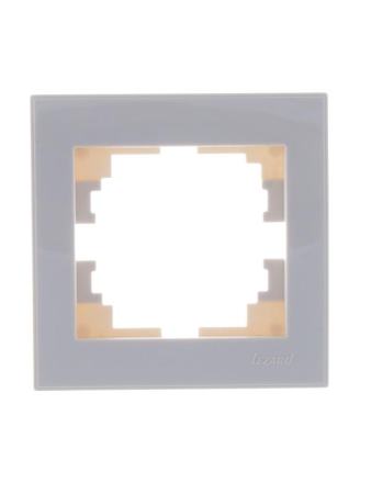 Рамка 1-м Rain горизонт. с боковой вставкой крем. LEZARD 703-0303-146 Рамка 1-м Rain горизонт. с боковой вставкой крем. LEZARD 703-0303-146
