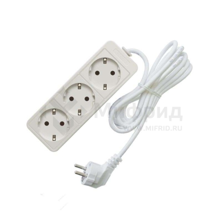 Удлинитель 3х5м с заземл. 16А IP20 3.5кВт ПВС Союз 481S-6305
