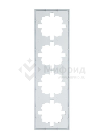 Рамка 4-м ZIMA горизонт. бел. LEZARD 704-0200-149