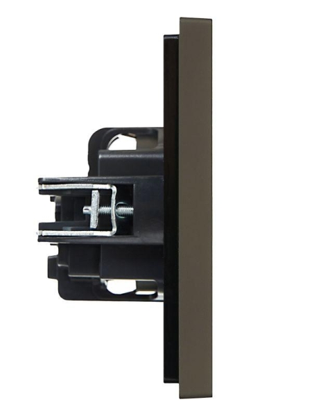 Розетка СП FORTE&PIANO FP315 16А с заземл. защ. шторки винт. крепл. сер. IEK FP-R14-16-K03