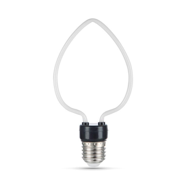 Лампа светодиодная филаментная Filament Artline 4Вт Heart матов. 2700К тепл. бел. Е27 330лм milky GAUSS 1003802104