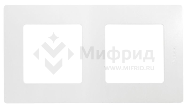 Рамка 2-м СП Etika IP20 бел. IEK 672502