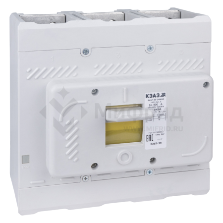 Выключатель автоматический 3п 250А 2500Im 40кА ВА57-39-340010 УХЛ3 690В AC КЭАЗ 109876