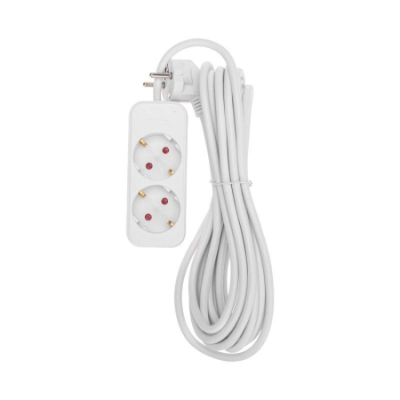 Удлинитель 2х5м с заземл. STANDARD 3х1кв.мм бел. Rexant 13-4005 Удлинитель 2х5м с заземл. STANDARD 3х1кв.мм бел. Rexant 13-4005