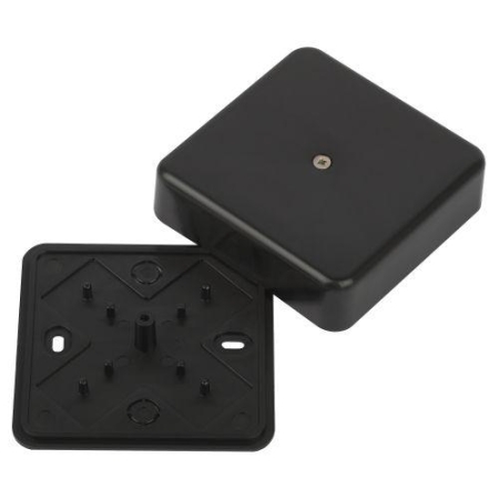 Коробка распаячная 75х75х20мм без клеммы IP40 черн. BS-B-75-75-20 Эра Б0061803