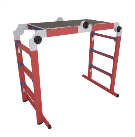 Антиток Лестница-стремянка-подмиость трансформер стеклопластиковая ЛСПТД-1,0 П 247370