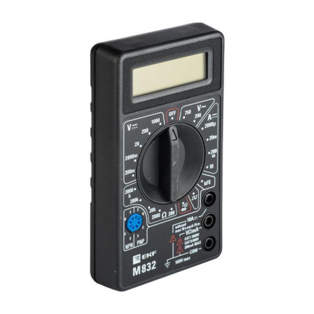 Мультиметр цифровой M832 Master EKF In-180701-bm832 Мультиметр цифровой M832 Master EKF In-180701-bm832