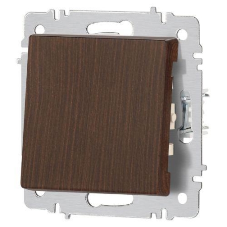 Кнопка Accent 6-109-10 10А-250В IP20 СУ венге Intro Б0063623