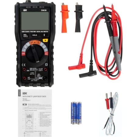 Мультиметр цифровой DM3B ARMA2L 5 IEK A2L5-DM12-03 Мультиметр цифровой DM3B ARMA2L 5 IEK A2L5-DM12-03