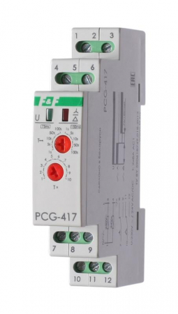 Реле времени PCG-417 2х8А 230В 2НО IP20 звезда-треугольник для пуска электродвиг. монтаж на DIN-рейке F&F EA02.001.020 Реле времени PCG-417 2х8А 230В 2НО IP20 звезда-треугольник для пуска электродвиг. монтаж на DIN-рейке F&F EA02.001.020