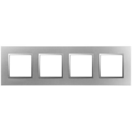 Рамка 4-м Elegance 14-5014-03 Classic алюм. Эра Б0060588